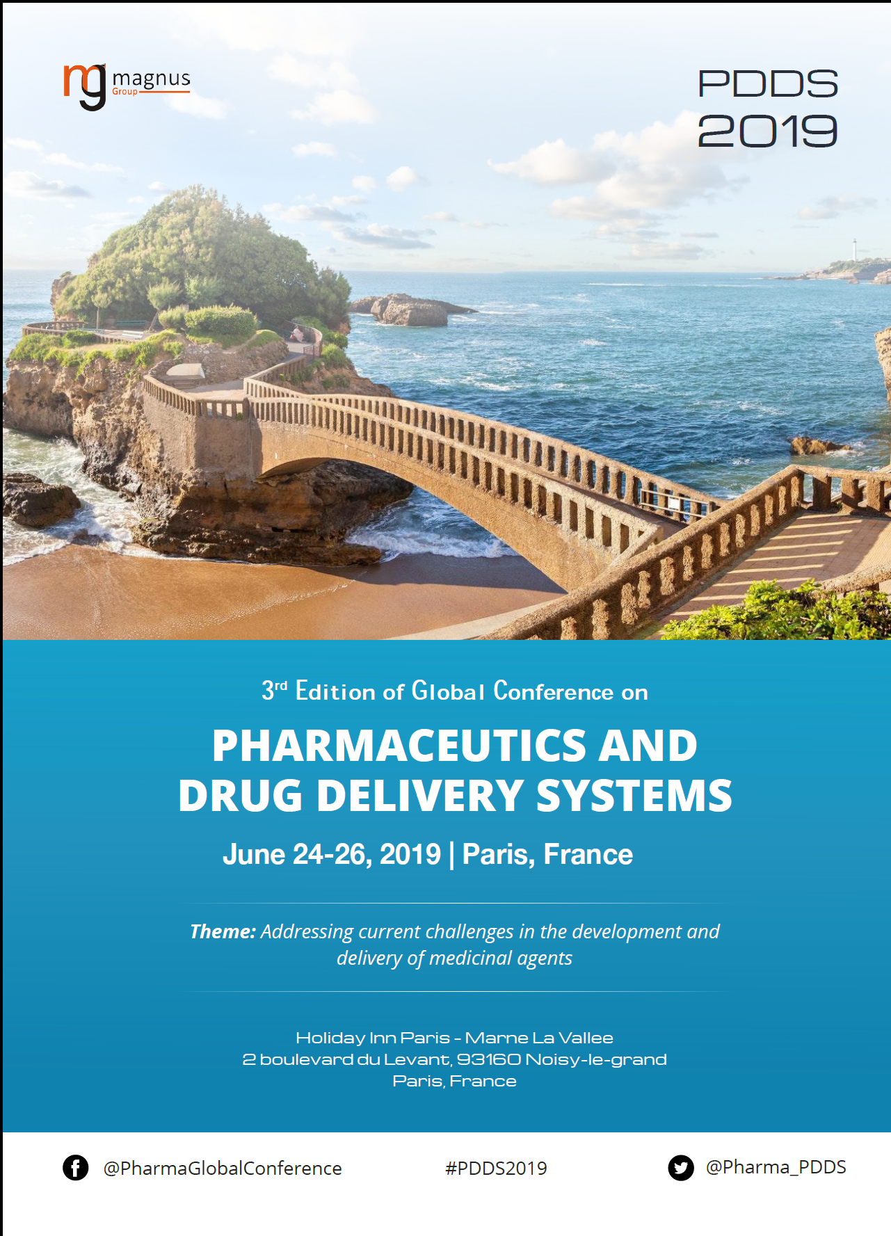 3rd Edition of Global conference on Pharmaceutics and Drug Delivery Systems Program