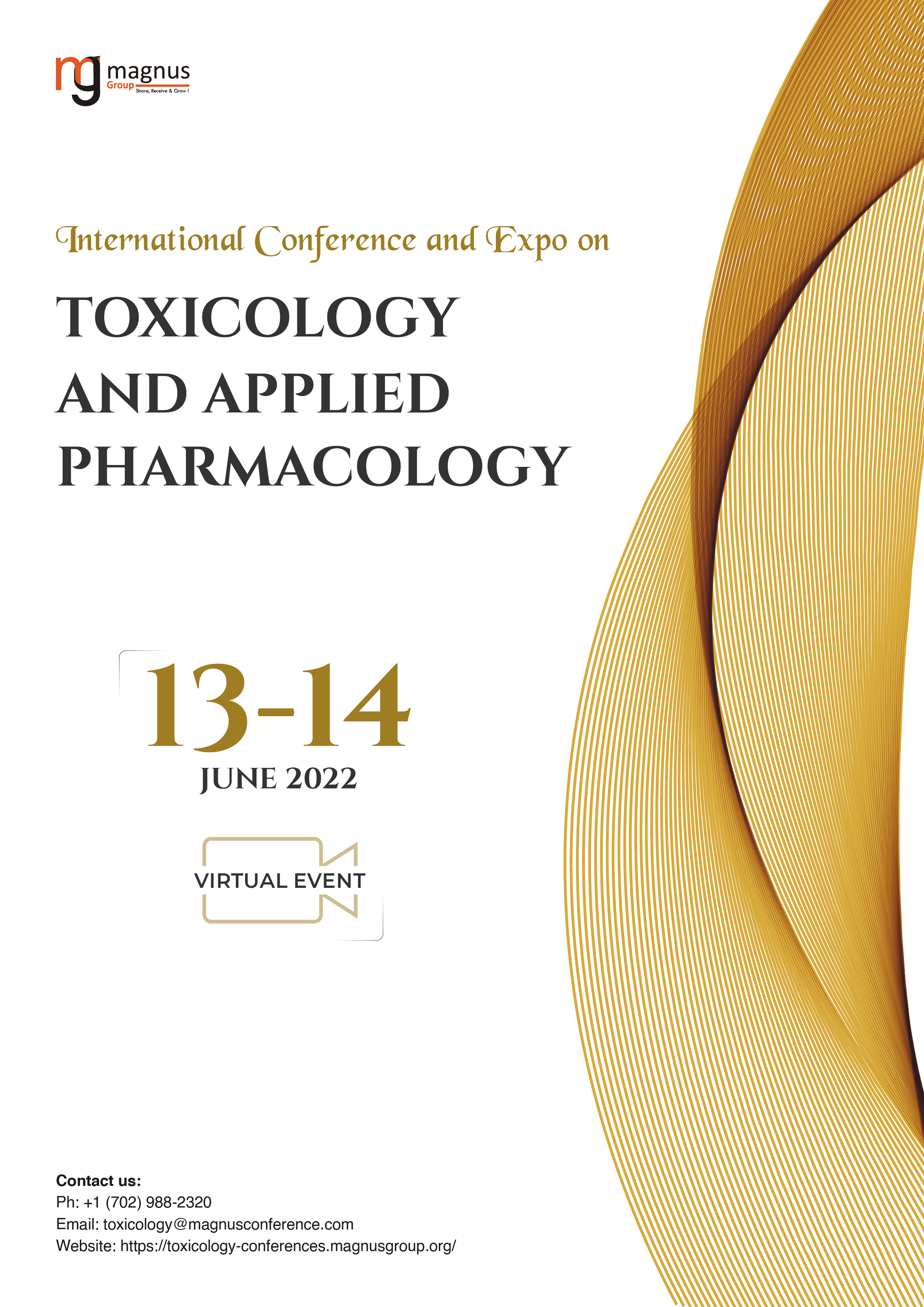 International Conference and Expo on Toxicology and Applied Pharmacology Conference  | Online Event Program